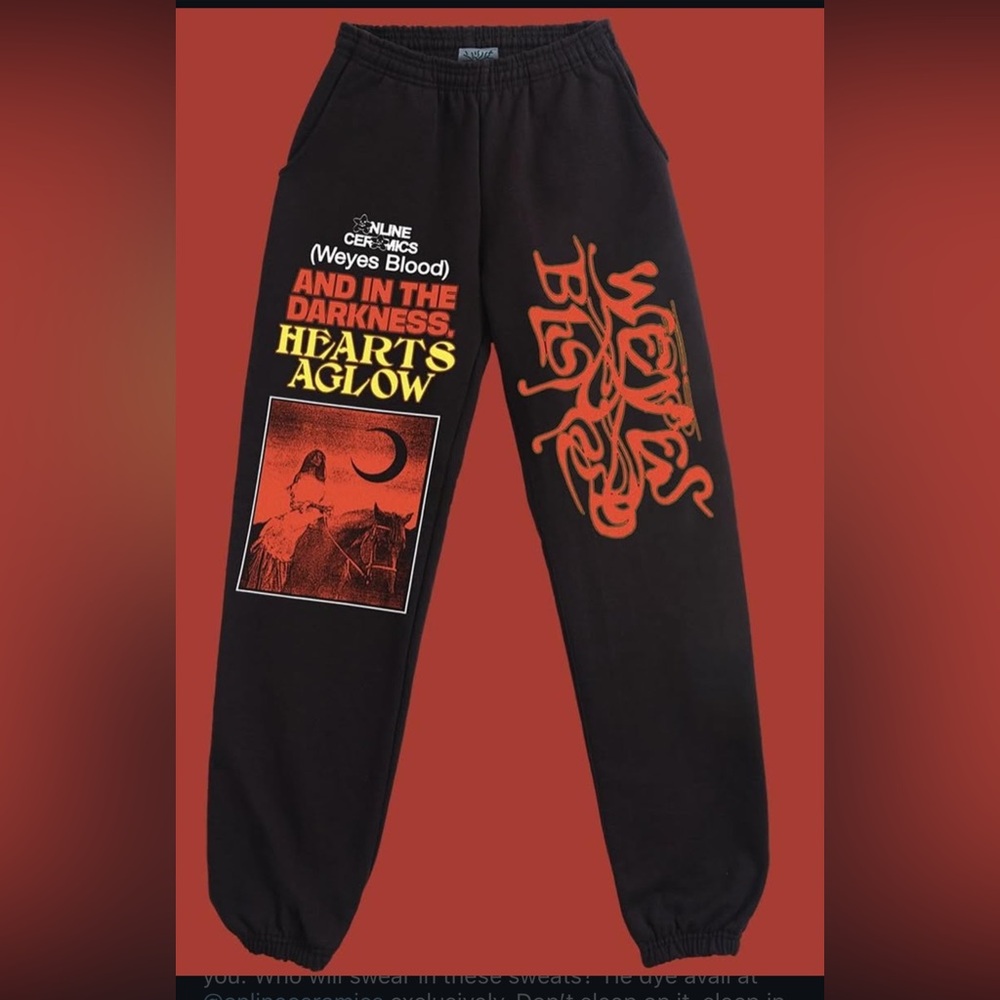 ONLINE CERAMICS Weyes Blood heavy sweatpants